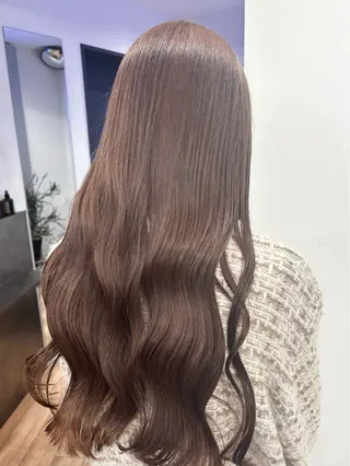 ロング ブリーチ透明感カラー 🍀mizuki🍀のヘアスタイル