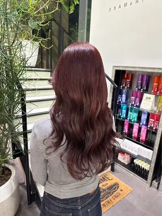 ロング カラー 松村 美紗のヘアスタイル