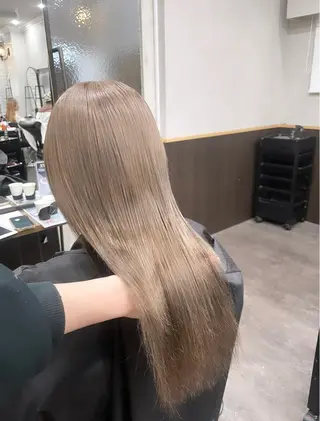 セミロング カラー 柔らかhair🤍 Rinaのヘアスタイル