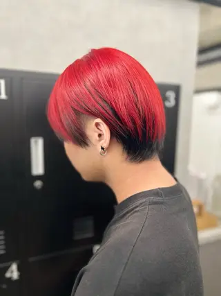 ショート カラー メンズ 透明感カラー特化🫧 🦋栗原🦋のヘアスタイル