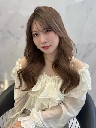 カラー ParveMix🍀 藤原愛未のヘアスタイル
