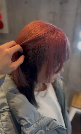 カラー 🎨たくや/レイヤー /艶ハイトーン🎨のヘアスタイル