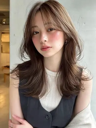 セミロング KANA/天王寺 🎀🫧のヘアスタイル