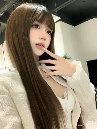ロング カラー 🤍韓国大人っぽ ベージュMAI🤍のヘアスタイル