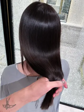 セミロング 艶髪/髪質改善 塩屋公一朗のヘアスタイル