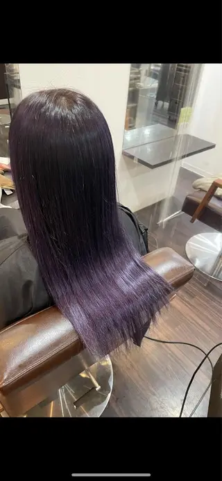 カラー 杉山 梨里華のヘアスタイル