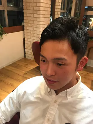 ショート メンズ 銀座フリーランススタ イリストMIYUKIのヘアスタイル