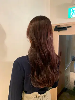 ロング カラー 透明感カラー.渋谷 chisaのヘアスタイル