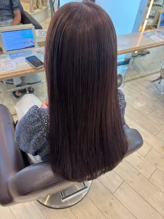 ロング カラー 羽エクステ/シール エクステ/横浜駅5分のヘアスタイル