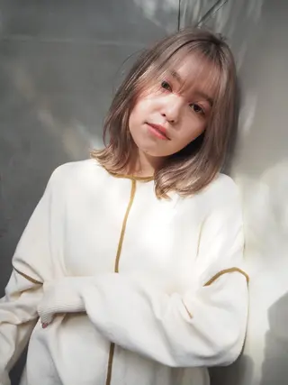 ミディアム 杉田 海渡のヘアスタイル