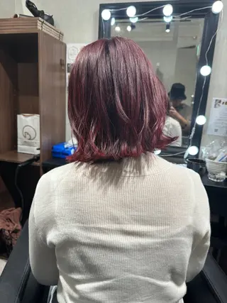 ミディアム シマオカイッセイ 個室サロンaceのヘアスタイル