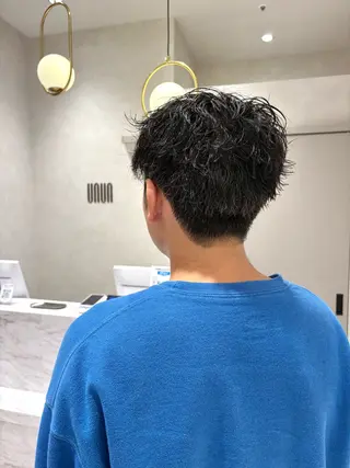 パーマ メンズ レディース募集中🎀 陸 愛夏のヘアスタイル