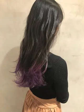 セミロング カラー 大西 直人のヘアスタイル