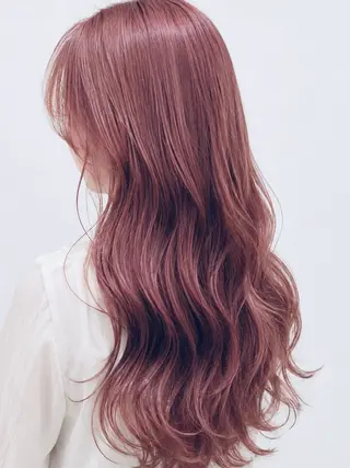 ロング 🍓暖色艶髪カラー 桝崎🎀ིྀのヘアスタイル