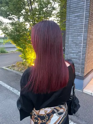 セミロング カラー EARTH柏崎店/ Yuhiのヘアスタイル