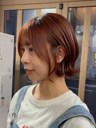 ショート カラー 限界オタク美容師 💜Natsuki☁のヘアスタイル