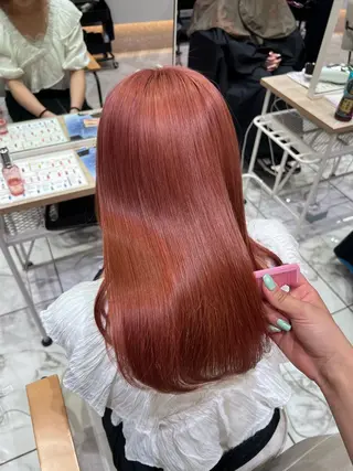 ミディアム カラー 酸性ストレート人気 No,1/カスミ🩰のヘアスタイル