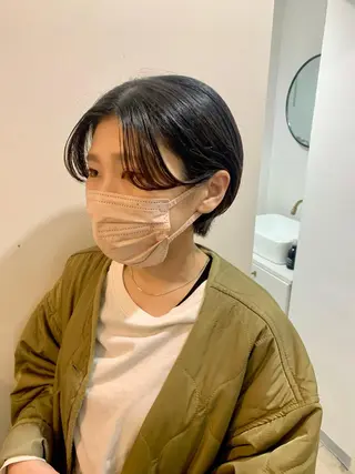 ショート パーマ 三矢 ちなつのヘアスタイル
