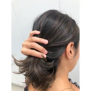 ショート カラー パーソナルカラー診断 できます 木曽 主博のヘアスタイル
