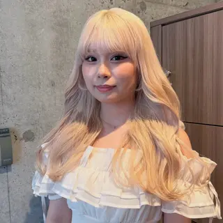 ロング 吉祥寺/koume/ カラー/レイヤーのヘアスタイル