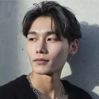 パーマ メンズ 安部 真弘のヘアスタイル