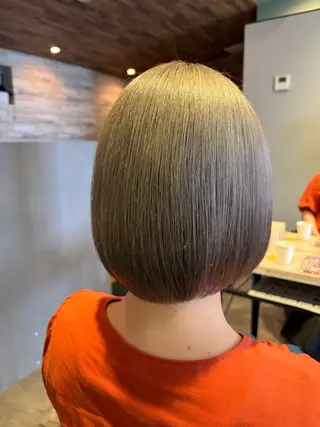 ショート ブリーチモデル RURUのヘアスタイル