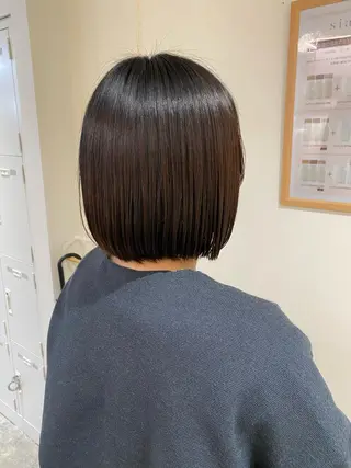 ミディアム カラー ヘアアレンジ ボブ /ニュアンス/ satomi🧸💖のヘアスタイル