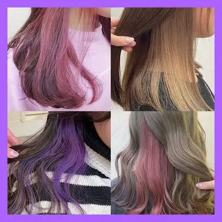 セミロング カラー 🎀 原宿/ブリーチ 🎀 ♡Reina♡のヘアスタイル