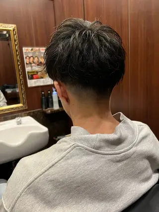ショート メンズ 長野 風人のヘアスタイル