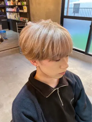 ショート ツイスパ/シャドウ 新井のヘアスタイル
