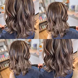 ミディアム Atelier 大内のヘアスタイル