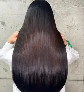 ロング 髪質改善 永田零亜のヘアスタイル