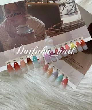 ミディアム Daifuku nailsのネイルデザイン