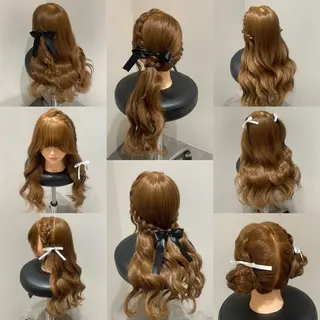ヘアアレンジ 🌐カワイイ製造機 💖マチ🦋のヘアスタイル
