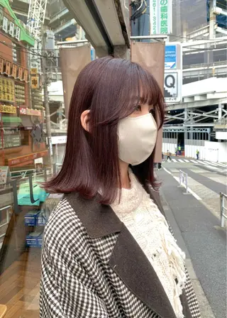 ミディアム カラー 矢野 晃平のヘアスタイル