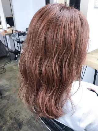 セミロング 初めてでも失敗しない 透明感カラー Miiのヘアスタイル