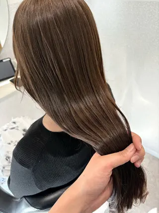 ロング カラー 女性リピ90%🍨 🩷佐藤みずきのヘアスタイル