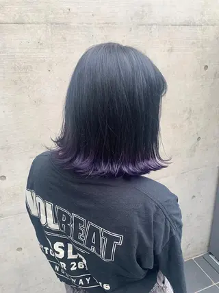 ショート カラー 色落ちまでキレイに！ ！女性サロンのヘアスタイル