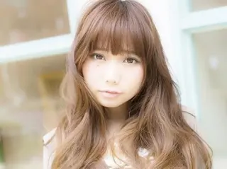 セミロング カラー パーマ 髪質改善 suzukiのヘアスタイル
