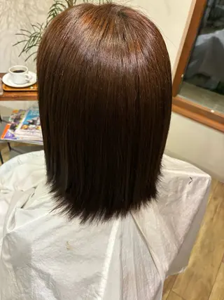 ミディアム 清水 美香のヘアスタイル