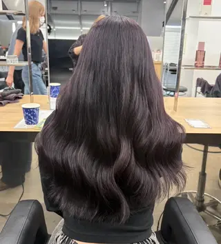 ロング miku/ラベンダー 透明感カラー🪻❤︎のヘアスタイル