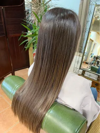 ロング カラー 石井 佑樹のヘアスタイル