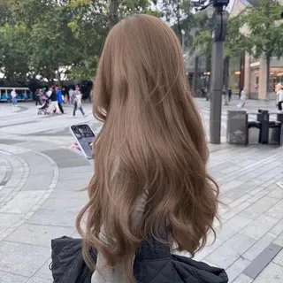 カラー 透明感うる艶カラー 🤍MANAMIのヘアスタイル