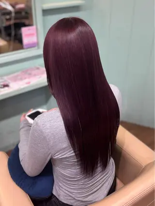 ロング カラー Haruka🕊 透明感カラーのヘアスタイル
