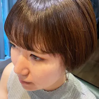 ショート 縮毛矯正/艶カラー/ ikedaのヘアスタイル