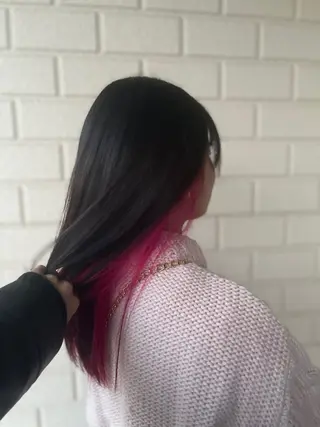 カラー 岩柳 秋空のヘアスタイル