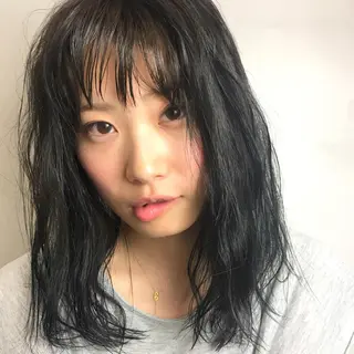 ミディアム 中野 恵脩のヘアスタイル