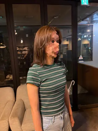 ミディアム 松倉 沙奈のヘアスタイル