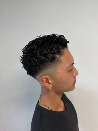 パーマ メンズ 伊藤 那月のヘアスタイル