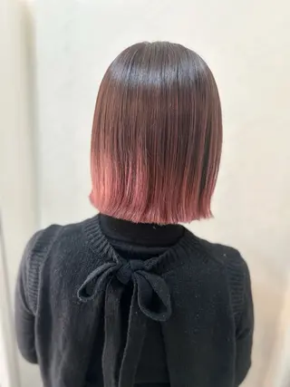 ミディアム カラー 高柳 麻美のヘアスタイル